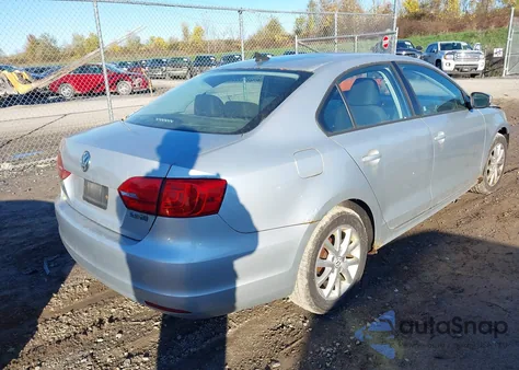 2011 Volkswagen Jetta 2.5L Se из США, поврежденный, VIN 3VWDZ7AJ7BM338130